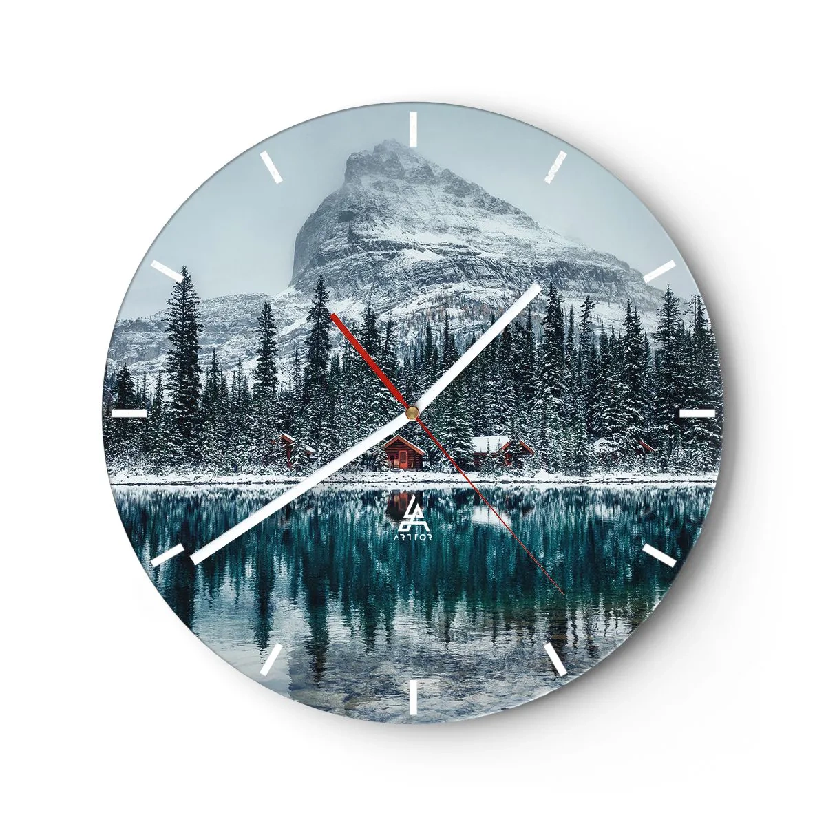 Vægur, Uret - En canadisk retræte - 40x40 cm