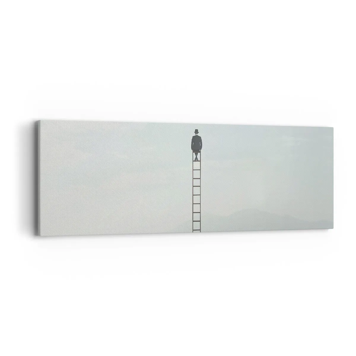 Lærredstryk - Billede på lærred - Stig yderligere - 90x30 cm