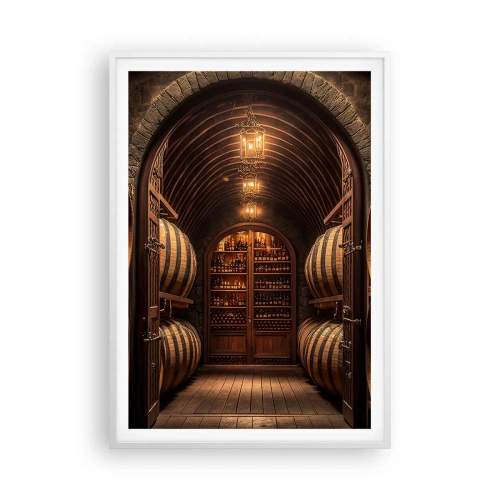 Plakat i hvid ramme - Atmosfærisk kælder - 70x100 cm