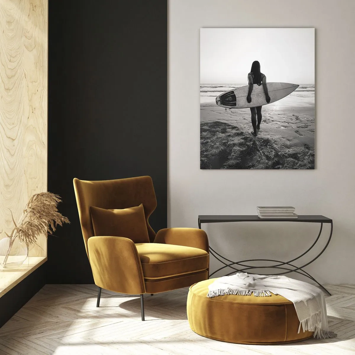 Billede på glas - Datter af havbølgen - 50x70 cm