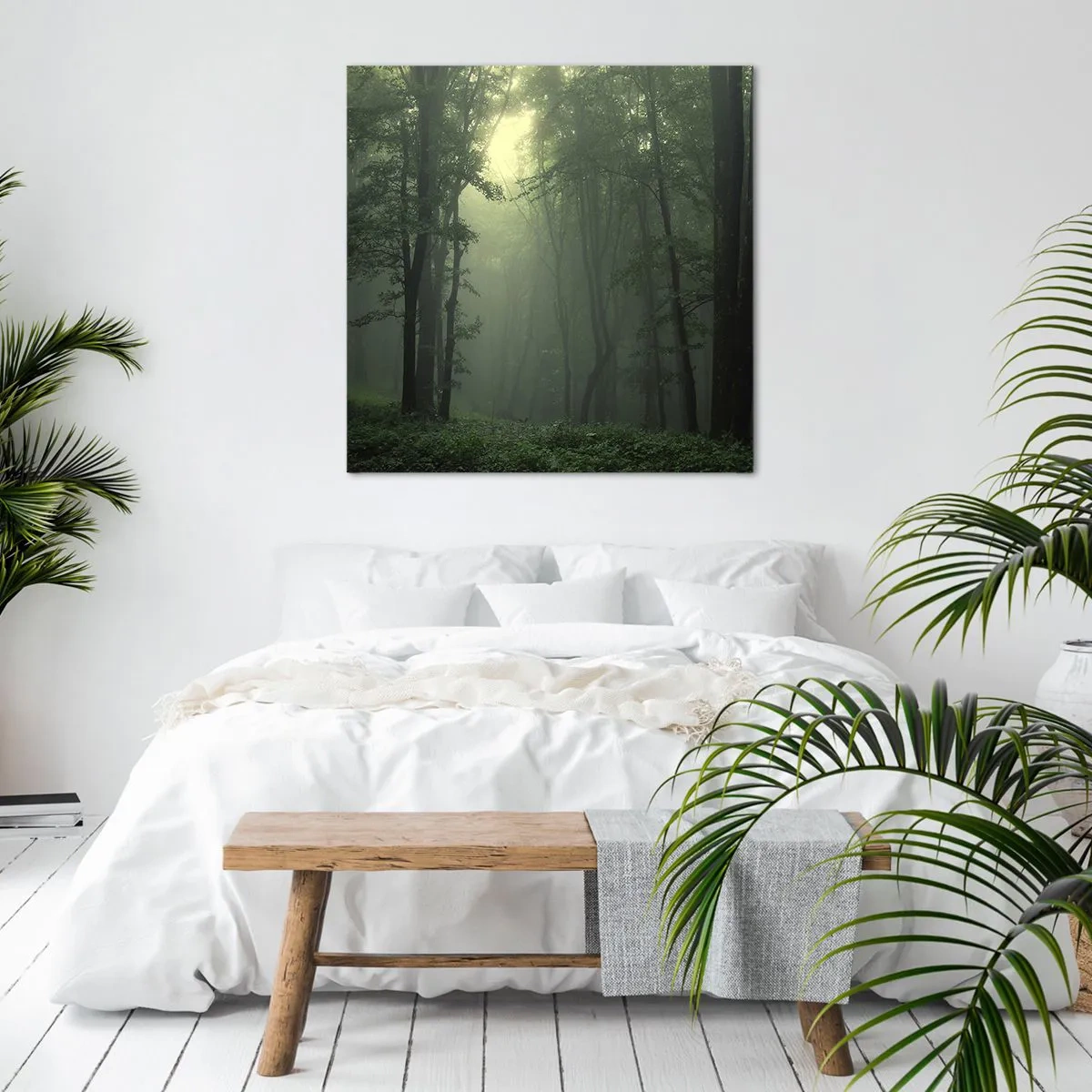 Lærredstryk - Billede på lærred - Før han vågner op - 30x30 cm