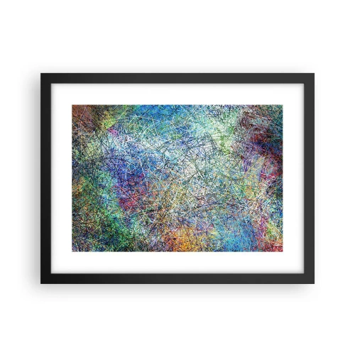 Plakat i sort ramme - Så enkelt er det ikke - 40x30 cm