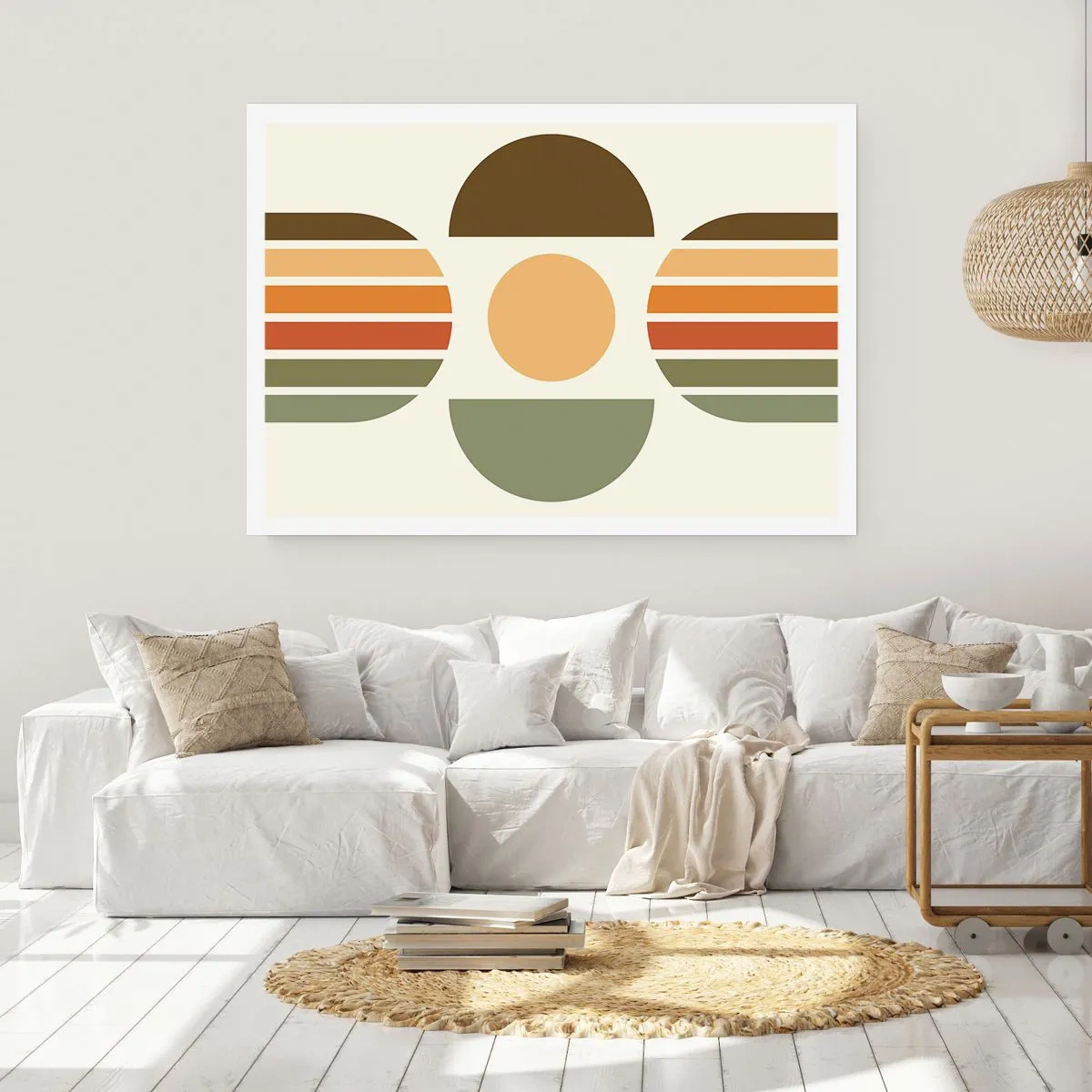 Plakat - I jordfarver - 70x50 cm