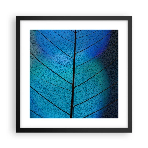 Plakat i sort ramme - Indviklet konstruktion - 40x40 cm