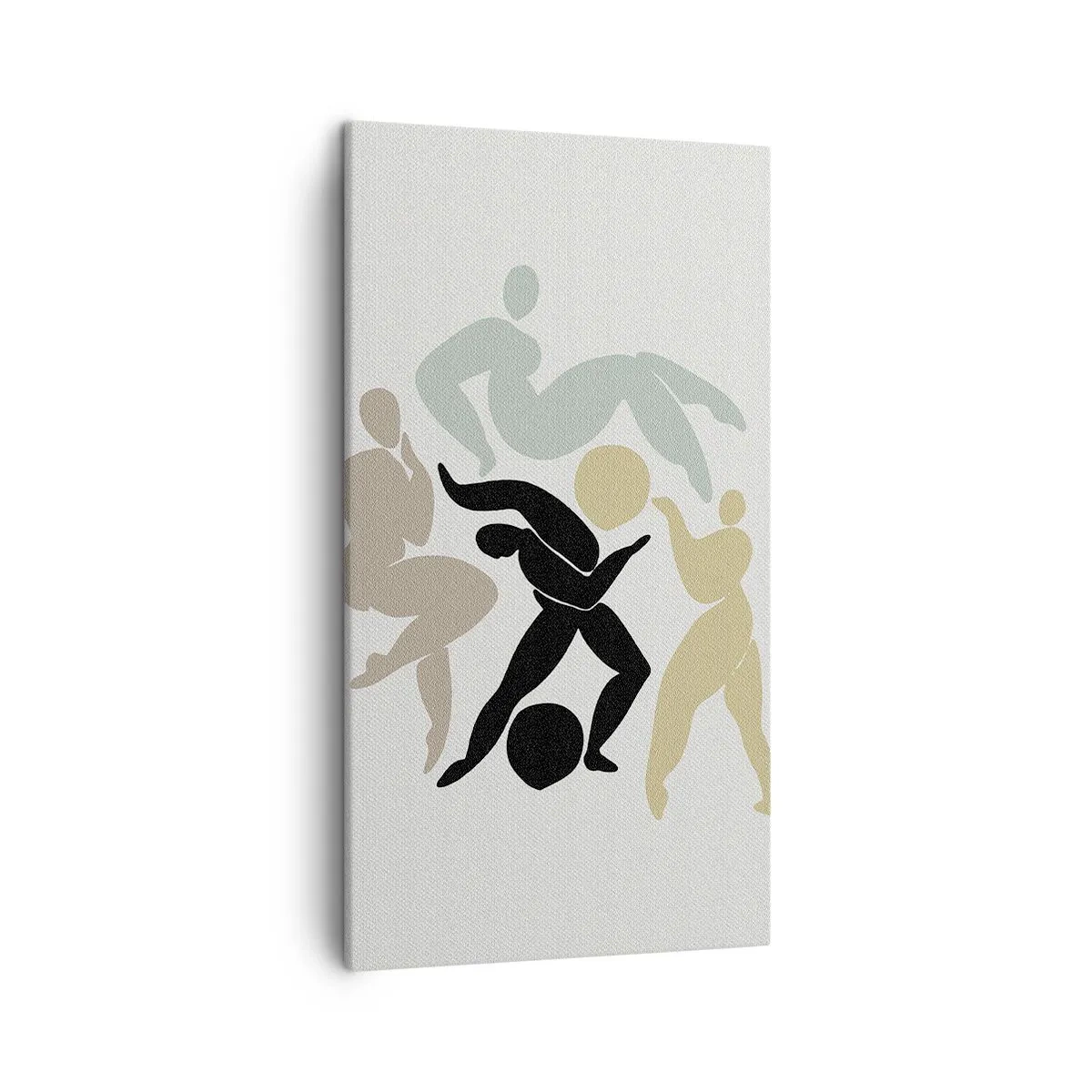 Lærredstryk - Billede på lærred - Bevægelse for sundhed og skønhed - 45x80 cm