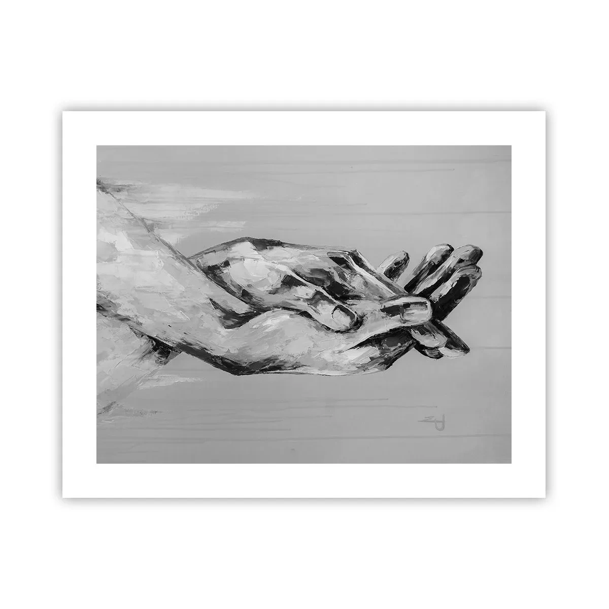 Plakat - Begyndelsen ... - 50x40 cm