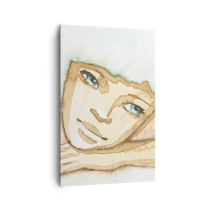 Lærredstryk - Billede på lærred - Poesiens træ vokser ud af stilheden - 80x120 cm