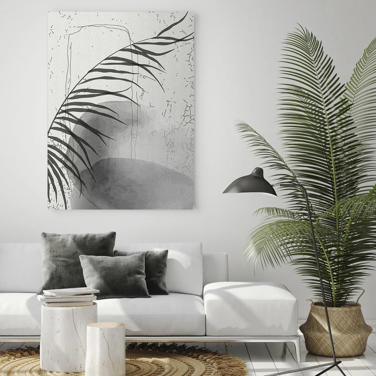 Billede på glas - Den subtile eksotisme i naturen - 50x70 cm