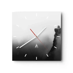 Vægur, Uret - På kanten af verden - 40x40 cm