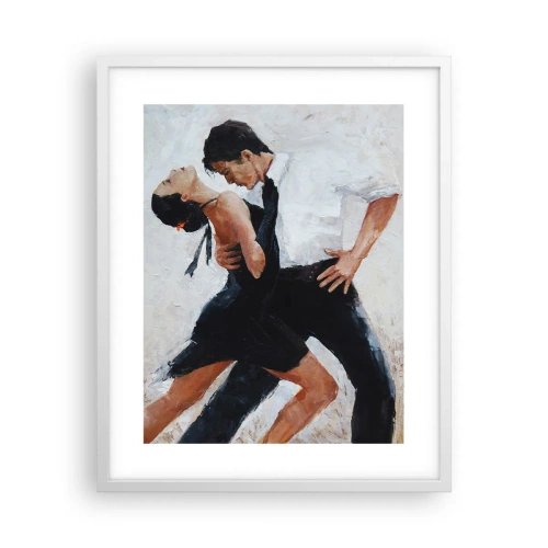 Plakat i hvid ramme - Mine drømmes tango - 40x50 cm