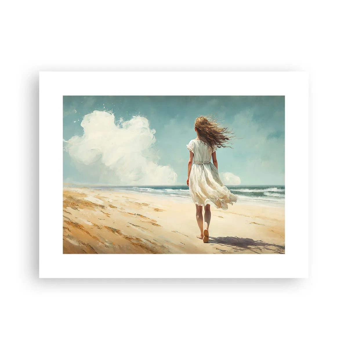 Plakat - At møde solen og vinden - 40x30 cm