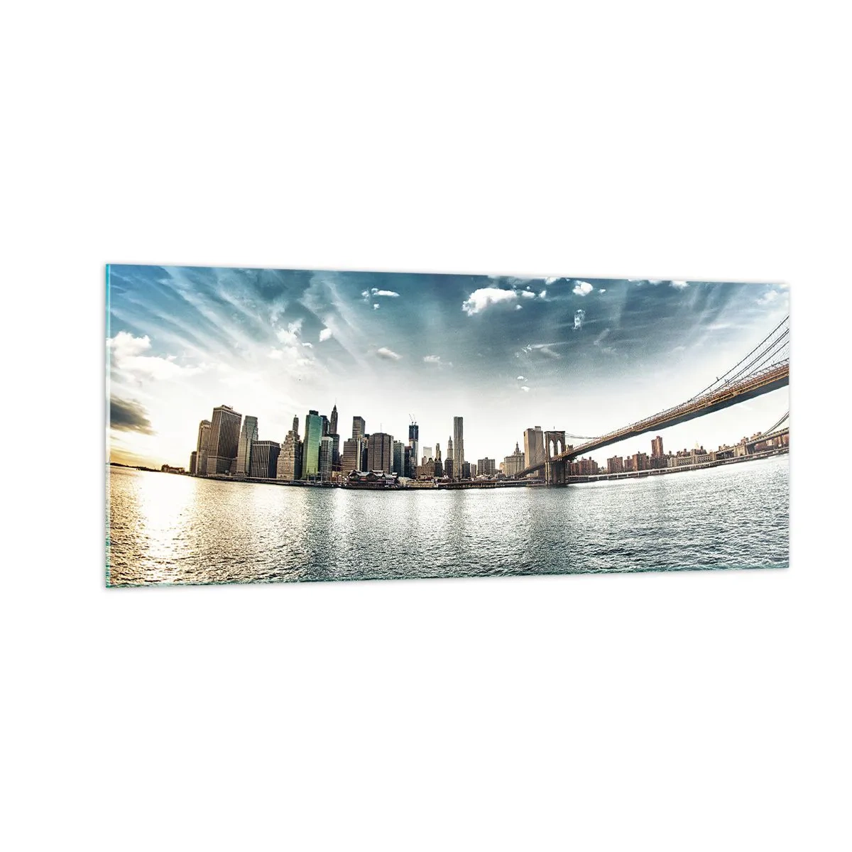 Billede på glas - Glas ø - 100x40 cm