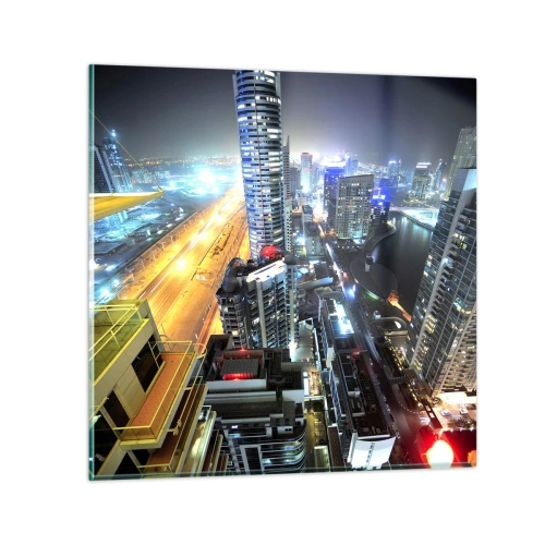 Billede på glas - Et mirakel i ørkenen - 30x30 cm