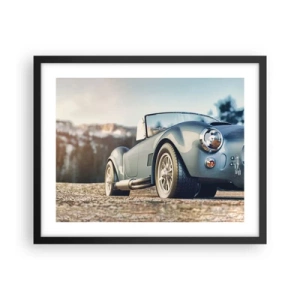 Plakat i sort ramme - Fordi stil betyder noget - 50x40 cm