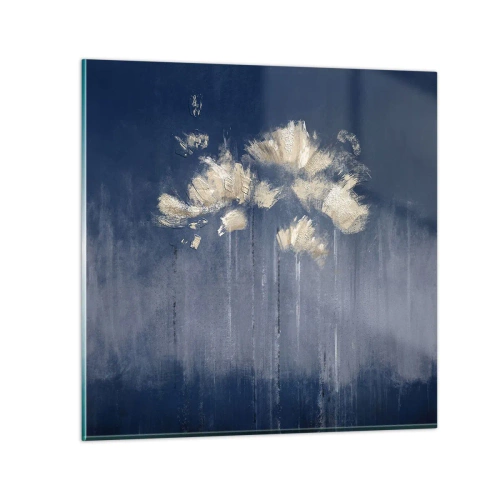 Billede på glas - Som kronblade i vinden - 40x40 cm