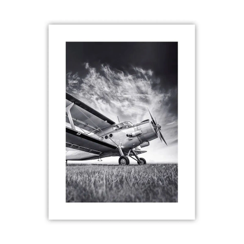 Plakat - Den bevingede vandringsmand - 30x40 cm