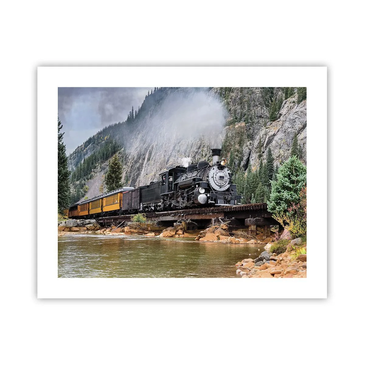 Plakat - Og hvorhen? Hvorhen? - 50x40 cm