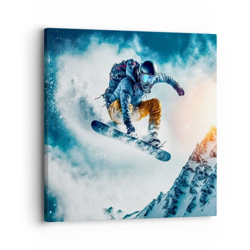 Lærredstryk - Billede på lærred - Ekstreme følelser - 30x30 cm