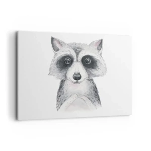 Lærredstryk - Billede på lærred - Et øjeblik til at trække på skuldrene - 100x70 cm