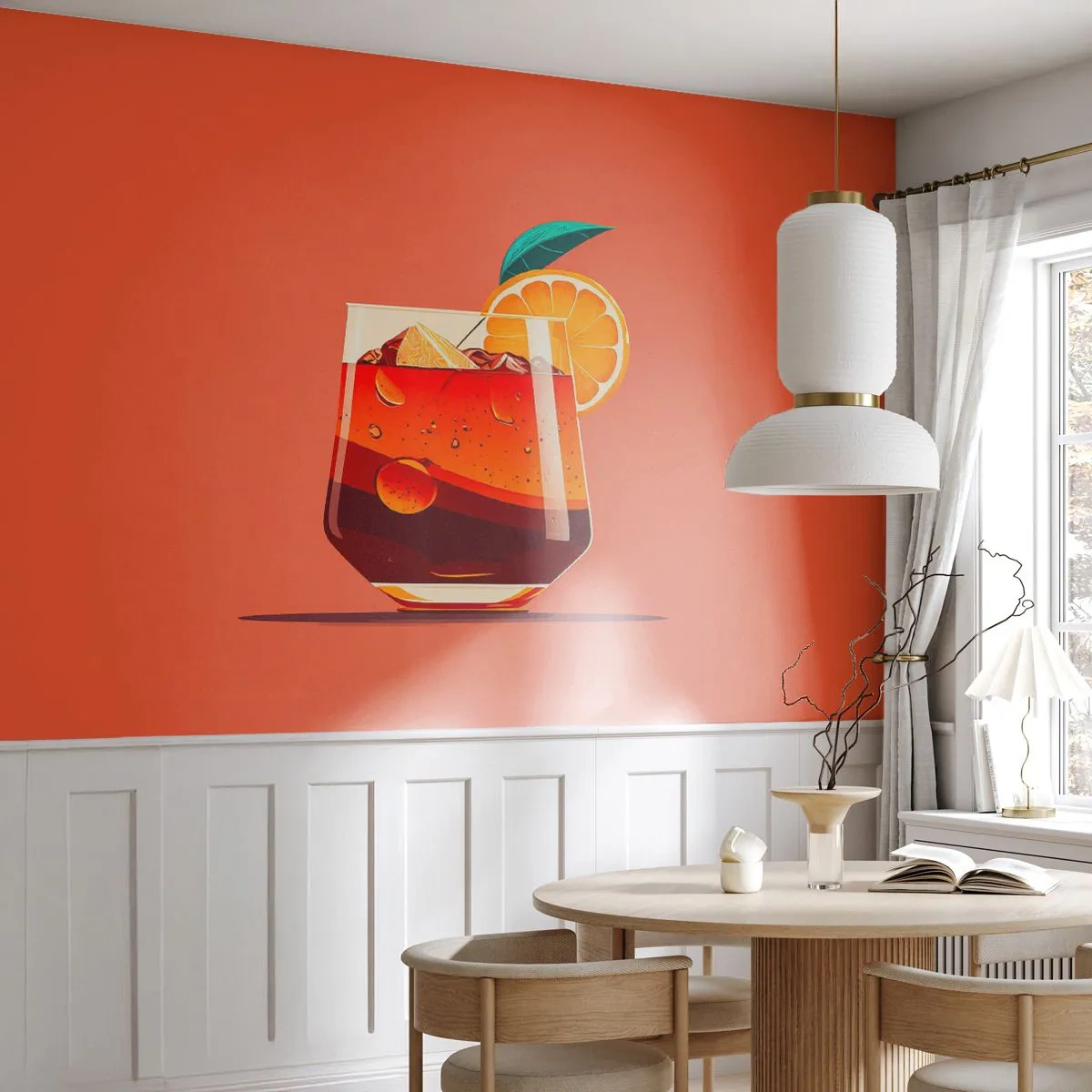 Fototapet Selvklæbende Deluxe Sticker - Sommerens forfriskning - Cocktail, Drikke, Drikke - 100x70 cm