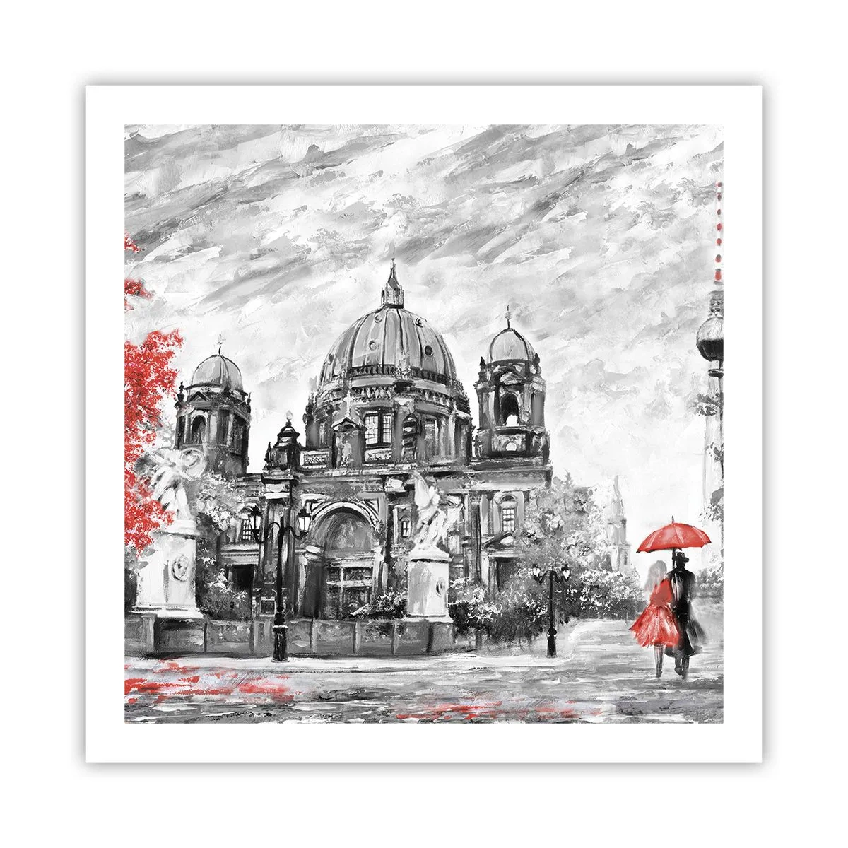 Plakat - Møde i Berlin - 60x60 cm