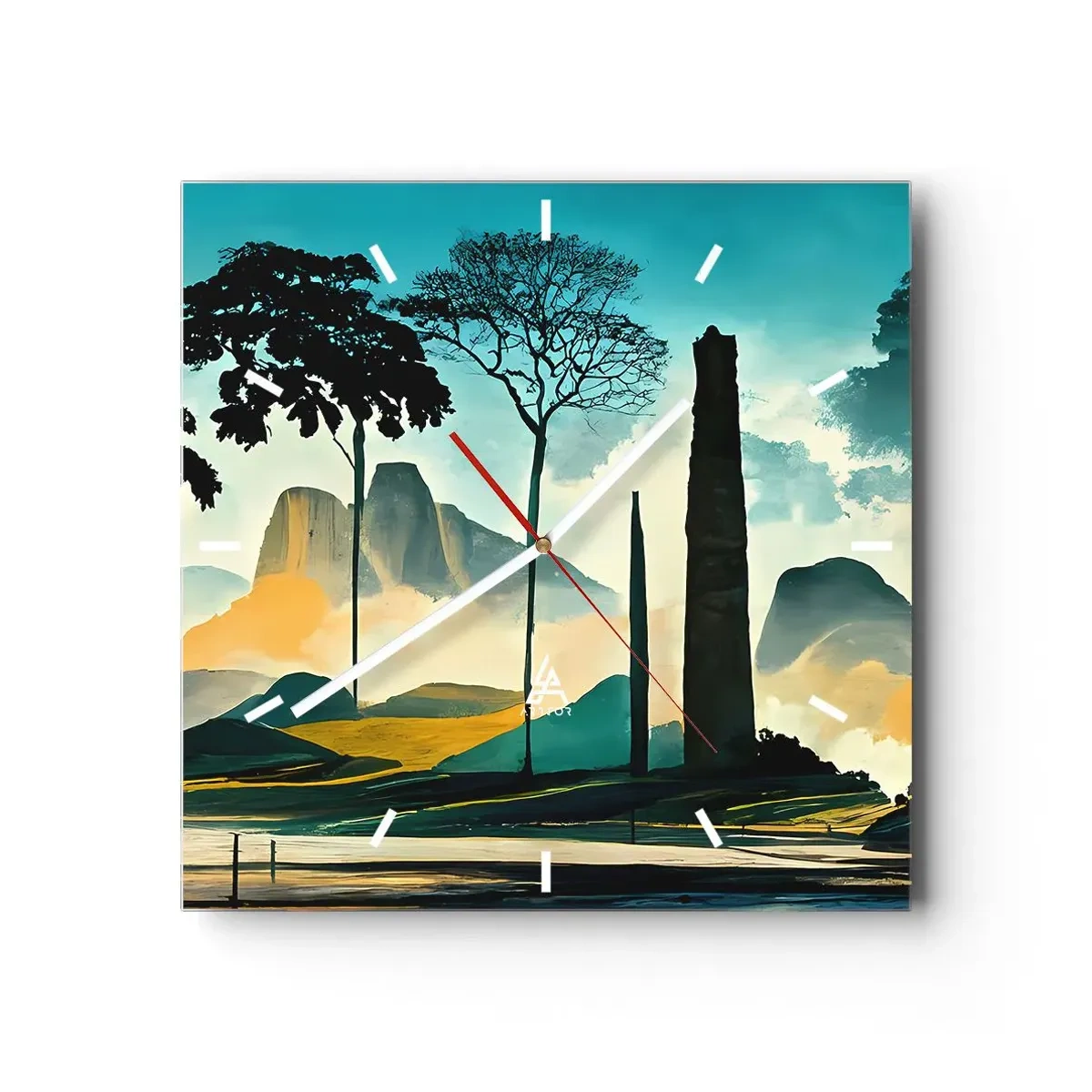 Vægur, Uret - Stadig højere og højere - 30x30 cm