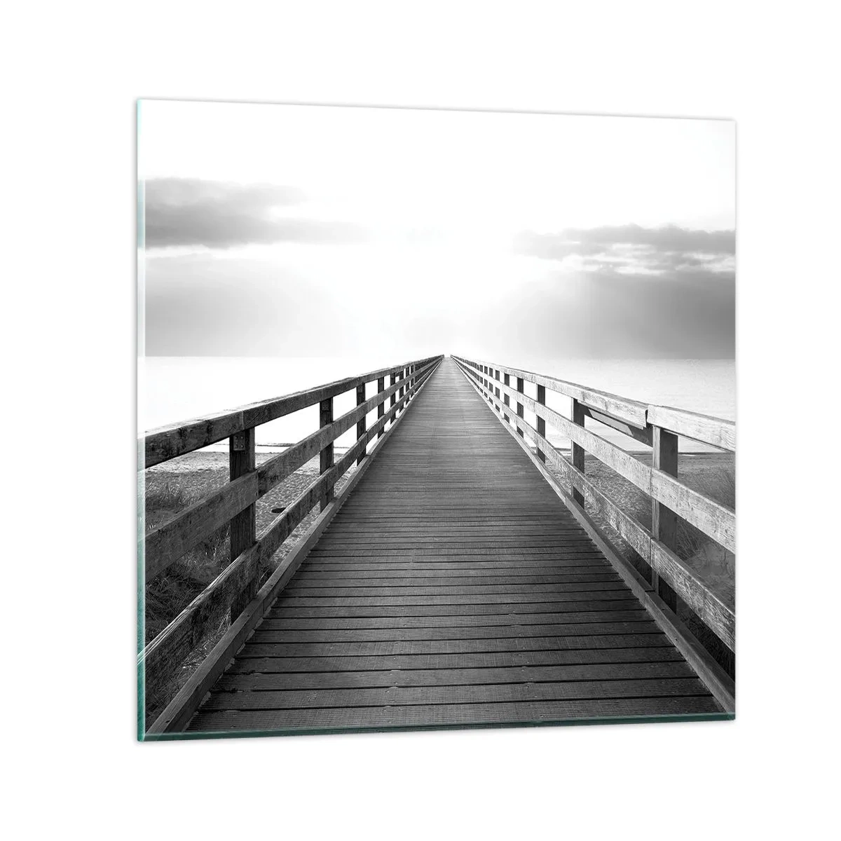 Billede på glas - Ind i det fjerne… - 70x70 cm