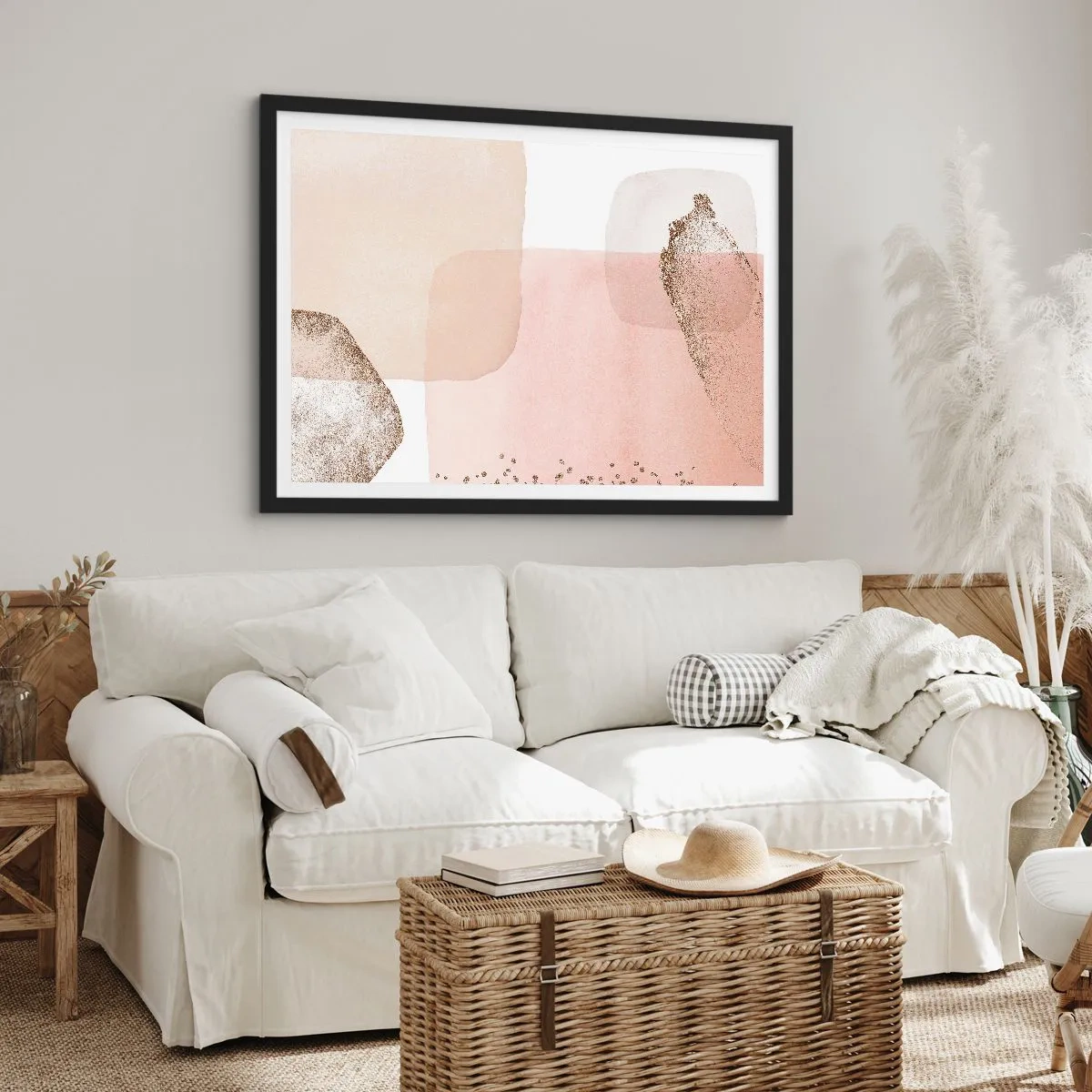 Plakat i sort ramme - Et kig gennem farver - 91x61 cm