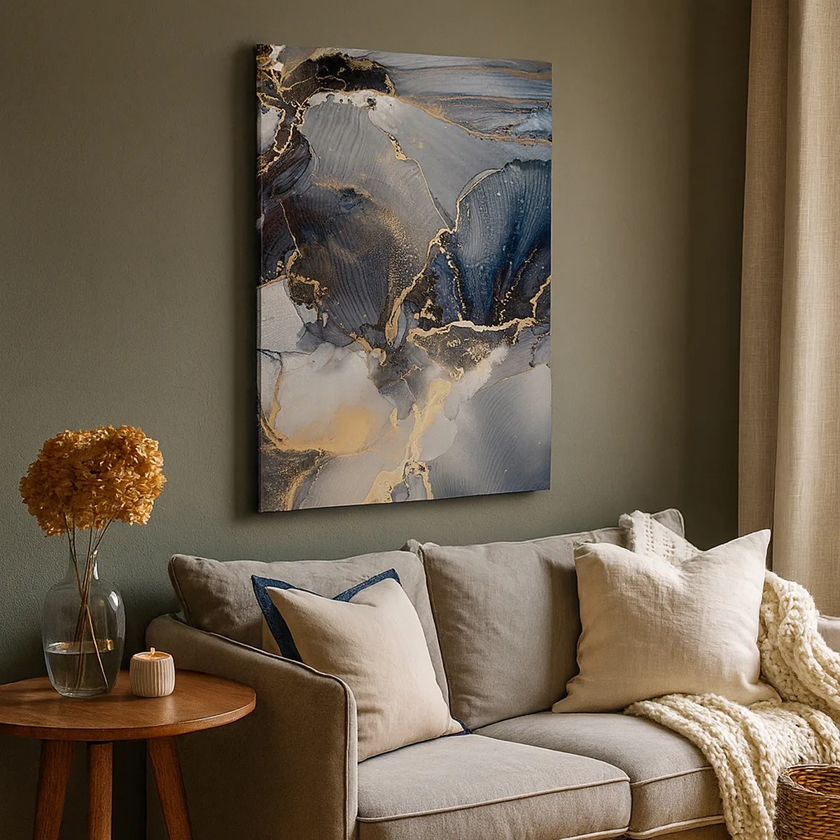 Lærredstryk - Billede på lærred - Livet af sten - 50x70 cm