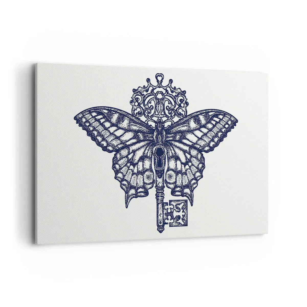 Lærredstryk - Billede på lærred - Alle hjertets hemmeligheder - 120x80 cm