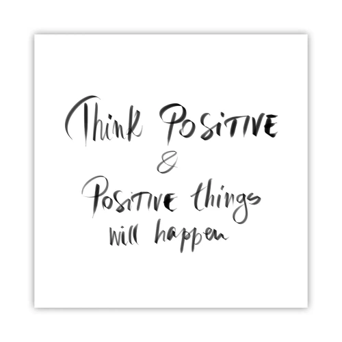 Plakat - Hvordan skal man leve? - 60x60 cm