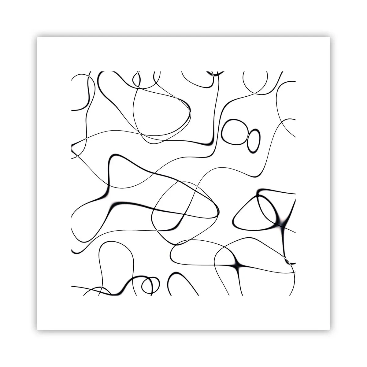 Plakat - Livets veje, skæbnens omskiftelser - 30x30 cm