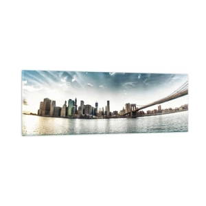 Billede på glas - Glas ø - 90x30 cm