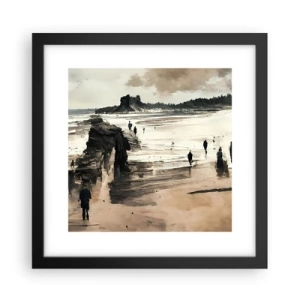 Plakat i sort ramme - Indkaldt - 30x30 cm