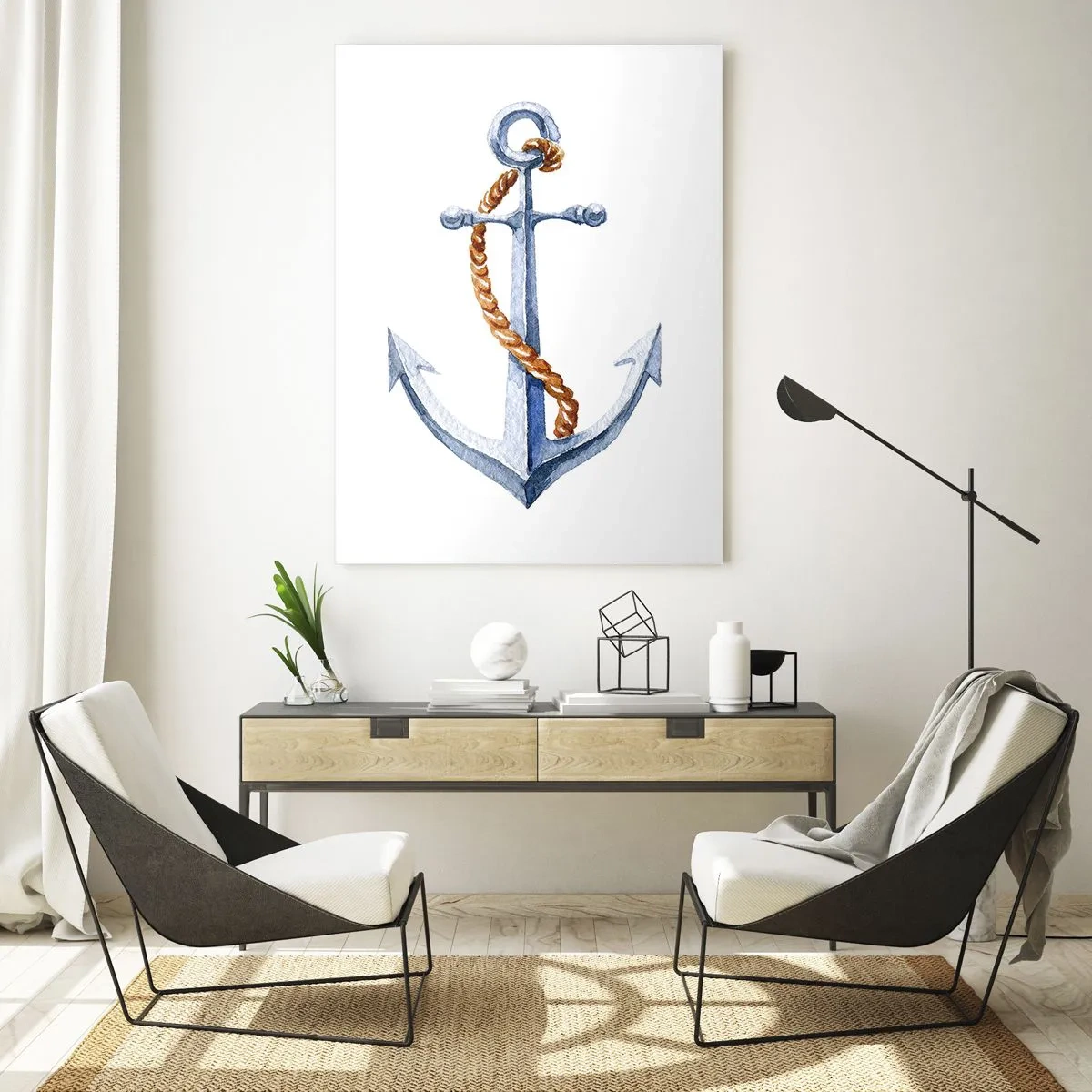 Billede på glas - Ahoj eventyr! - 50x70 cm