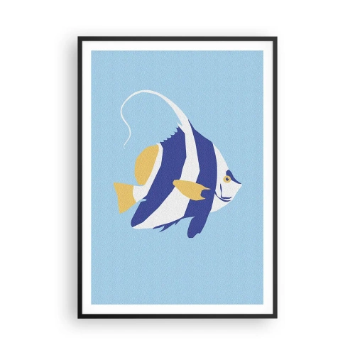 Plakat i sort ramme - Savner tropisk vand - 70x100 cm