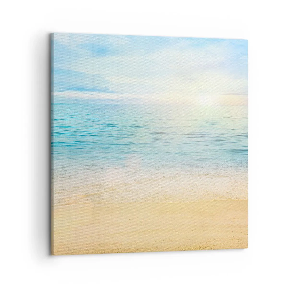 Lærredstryk - Billede på lærred - Det store blå - 50x50 cm