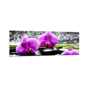 Billede på glas - Drukne i fred og ro - 160x50 cm