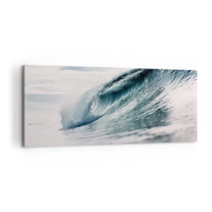 Lærredstryk - Billede på lærred - Topmøde om vand - 100x40 cm