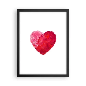 Plakat i sort ramme - All you need is love - 30x40 cm
