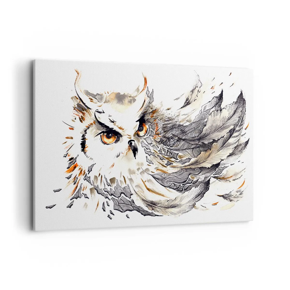 Lærredstryk - Billede på lærred - Hun kom fra den magiske verden - 100x70 cm