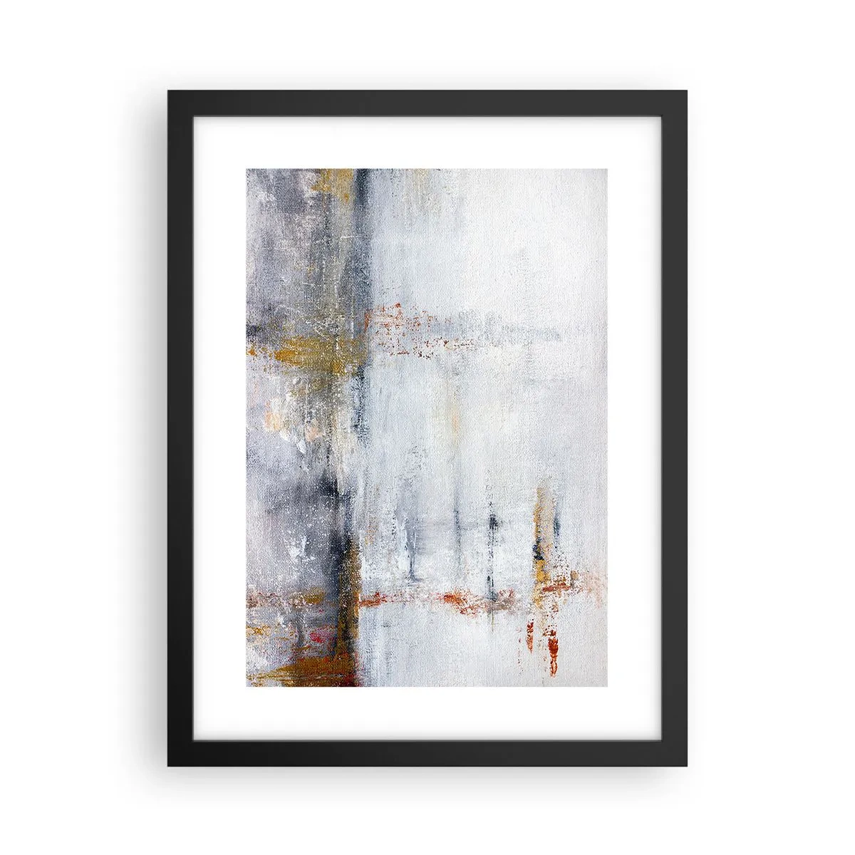 Plakat i sort ramme - Bag lufttæppet - 30x40 cm