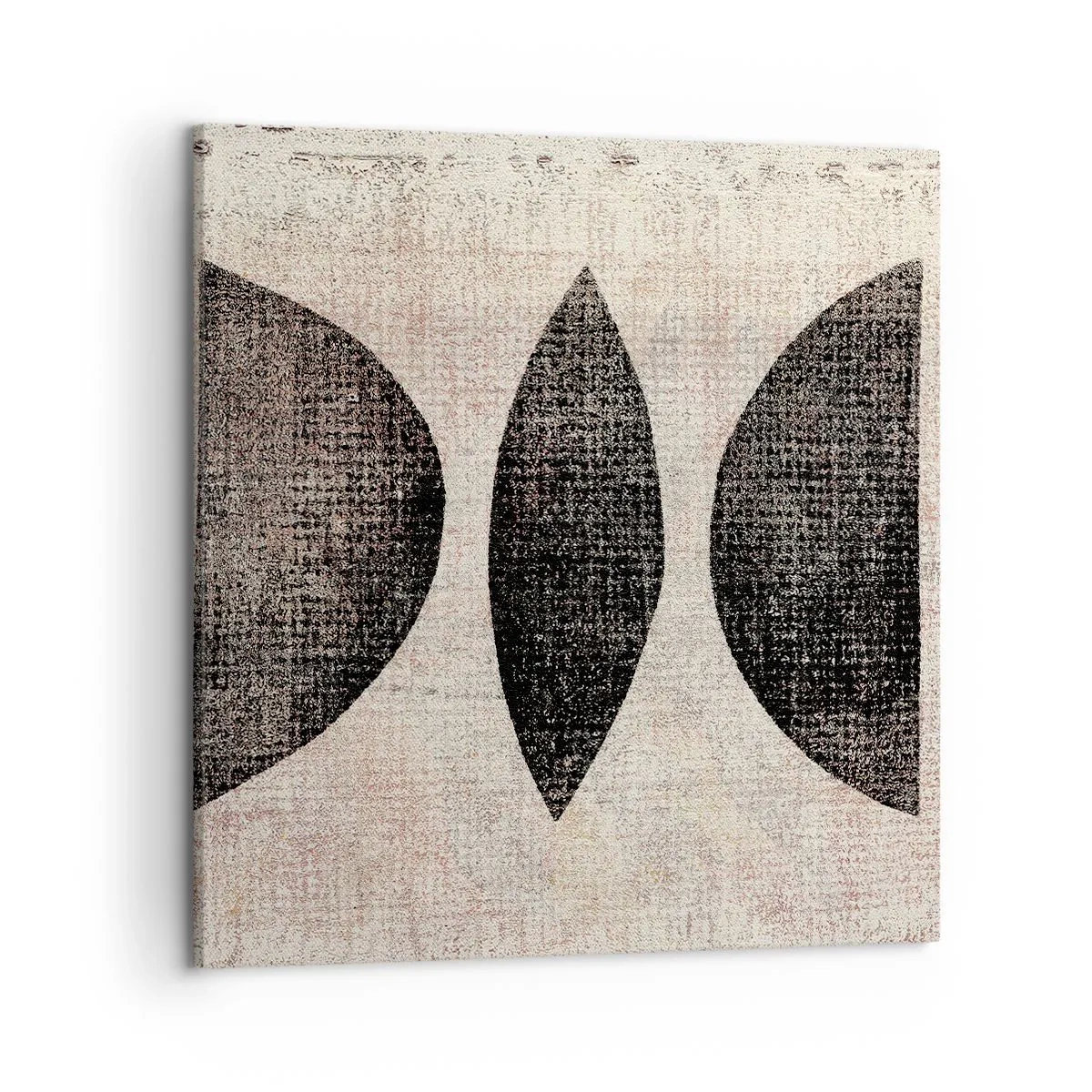 Lærredstryk - Billede på lærred - Etnisk abstraktion - 50x50 cm