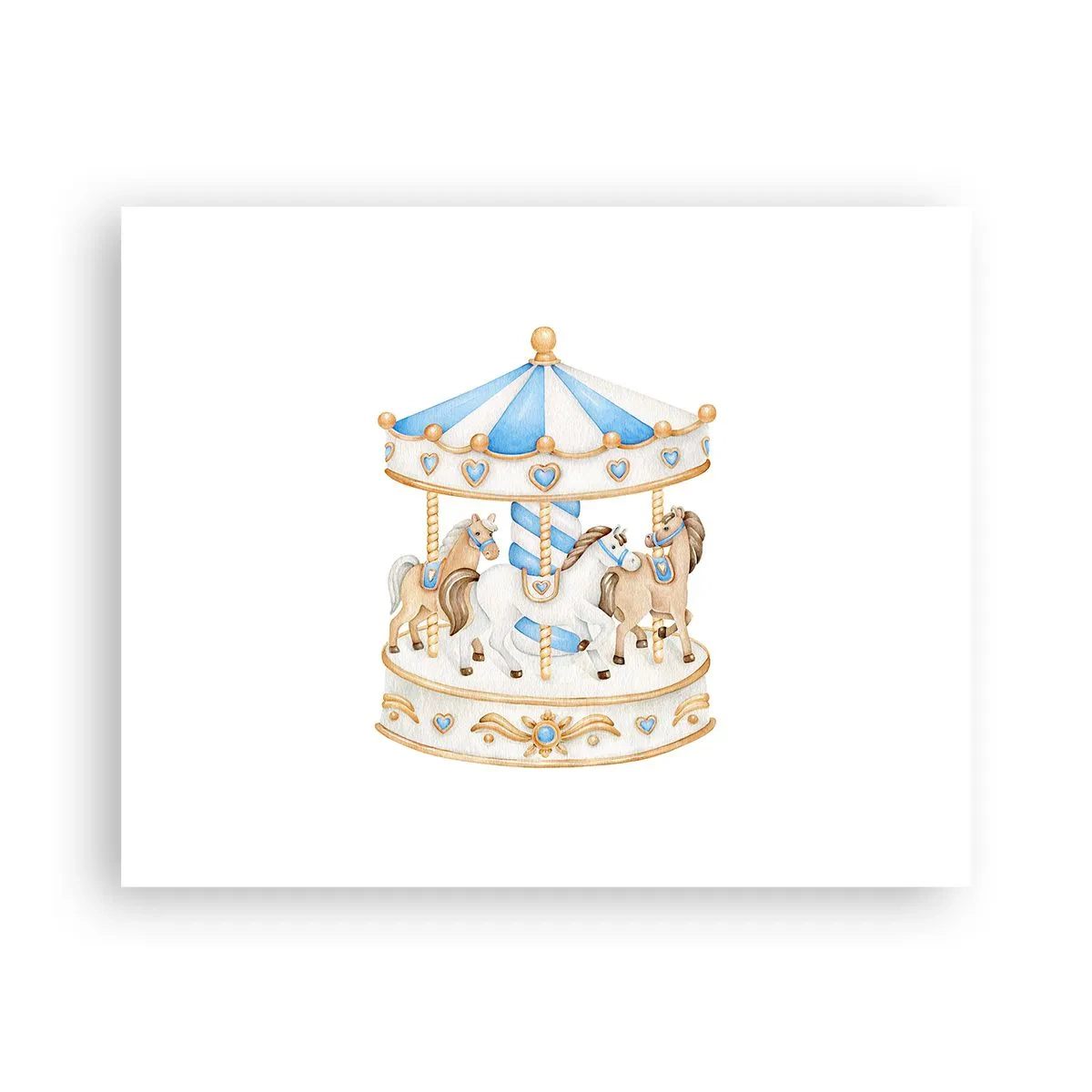 Plakat - Sød barndom - 50x40 cm