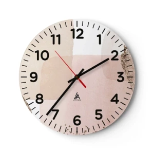 Vægur, Uret - Et kig gennem farver - 40x40 cm