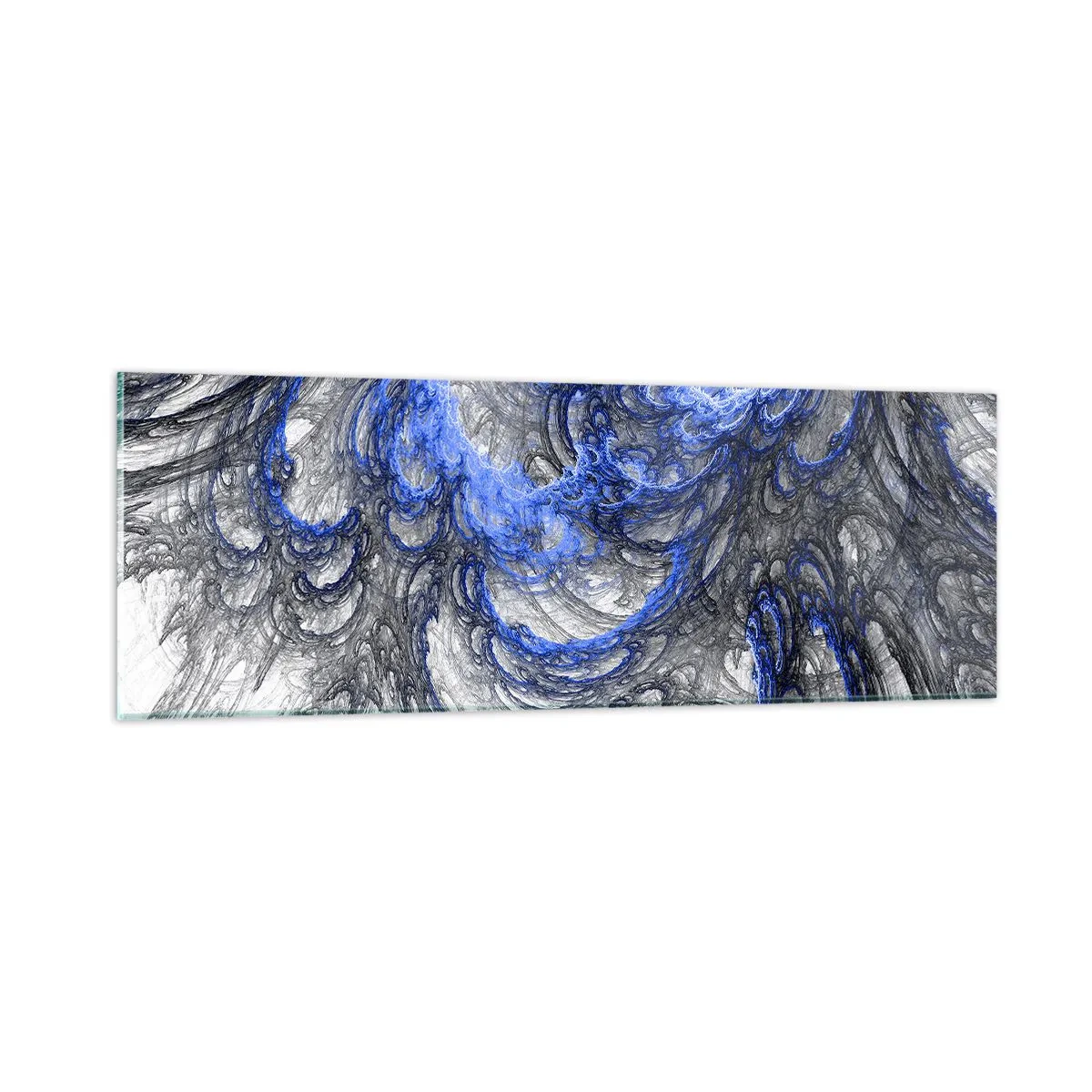 Billede på glas - En bølges fødsel - 90x30 cm