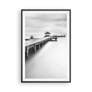 Plakat i sort ramme - Ind i det fjerne - 61x91 cm