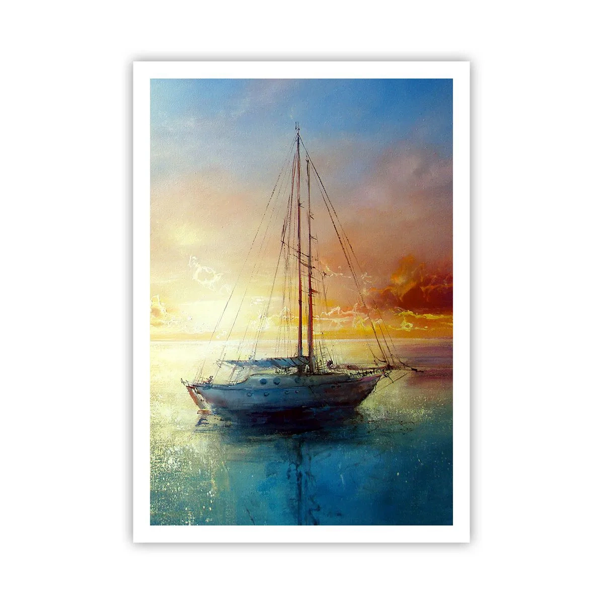 Plakat - I en gylden bugt - 70x100 cm