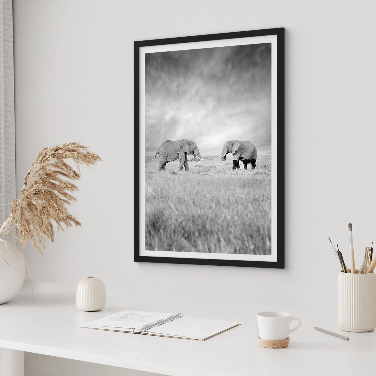 Plakat i sort ramme - Gråt er smukt - 40x50 cm