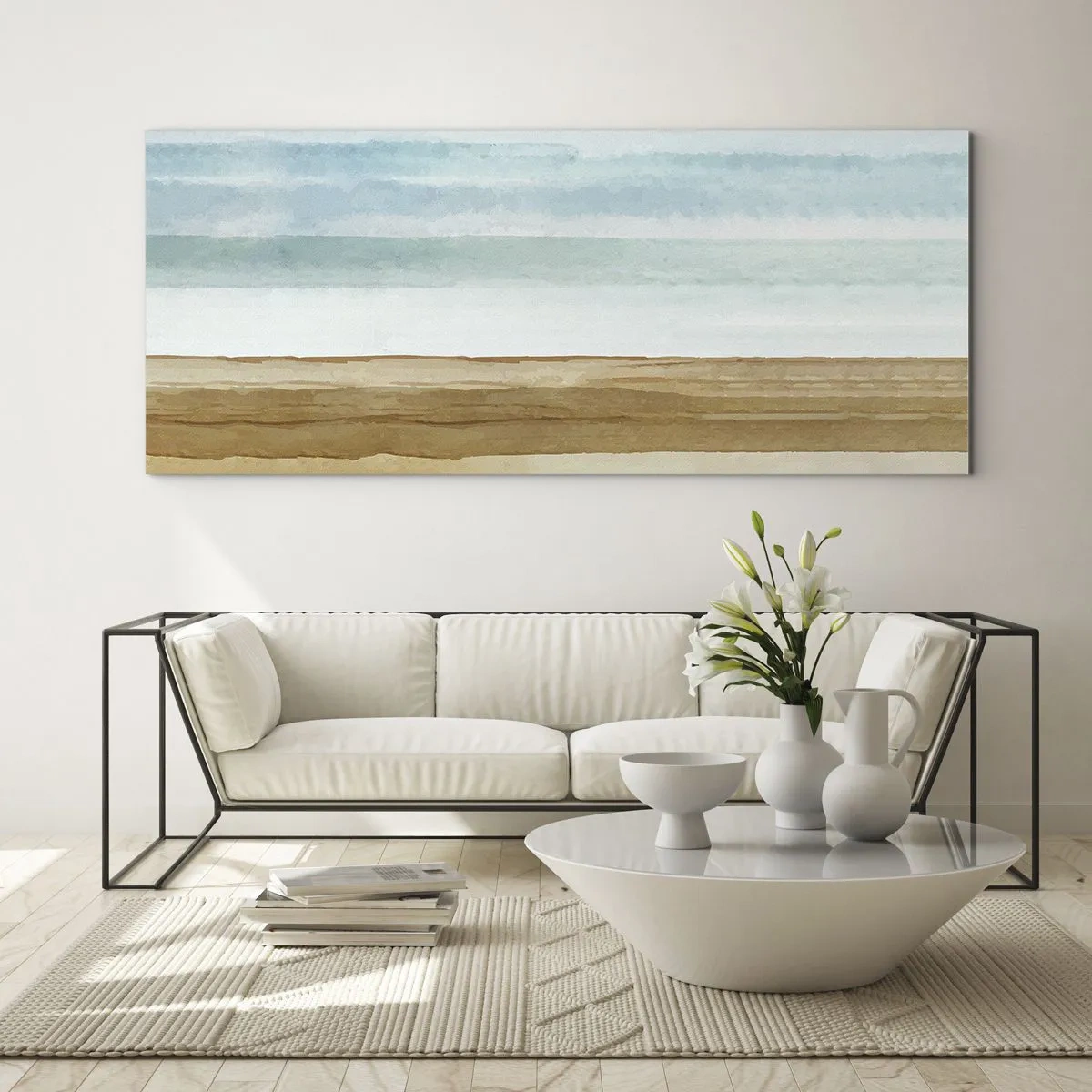 Billede på glas - Trøst - 120x50 cm